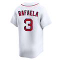 Odoa B.Red Sox #3 Ceddanne Rafaela Player White Limited Home Game Stitched Jerseys