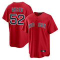 Odoa B.Red Sox #52 Wilyer Abreu Player Red Home Game Stitched Jerseys