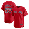 Odoa B.Red Sox #55 Ranger Su¡§¡érez Player Red Limited Home Game Stitched Jerseys