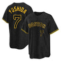 Odoa B.Red Sox #7 Masataka Yoshida Player Black Snake Skin City Home Game Stitched Jerseys