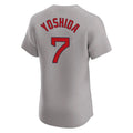 Odoa B.Red Sox #7 Masataka Yoshida Player Gray Road Limited Elite Home Game Stitched Jerseys
