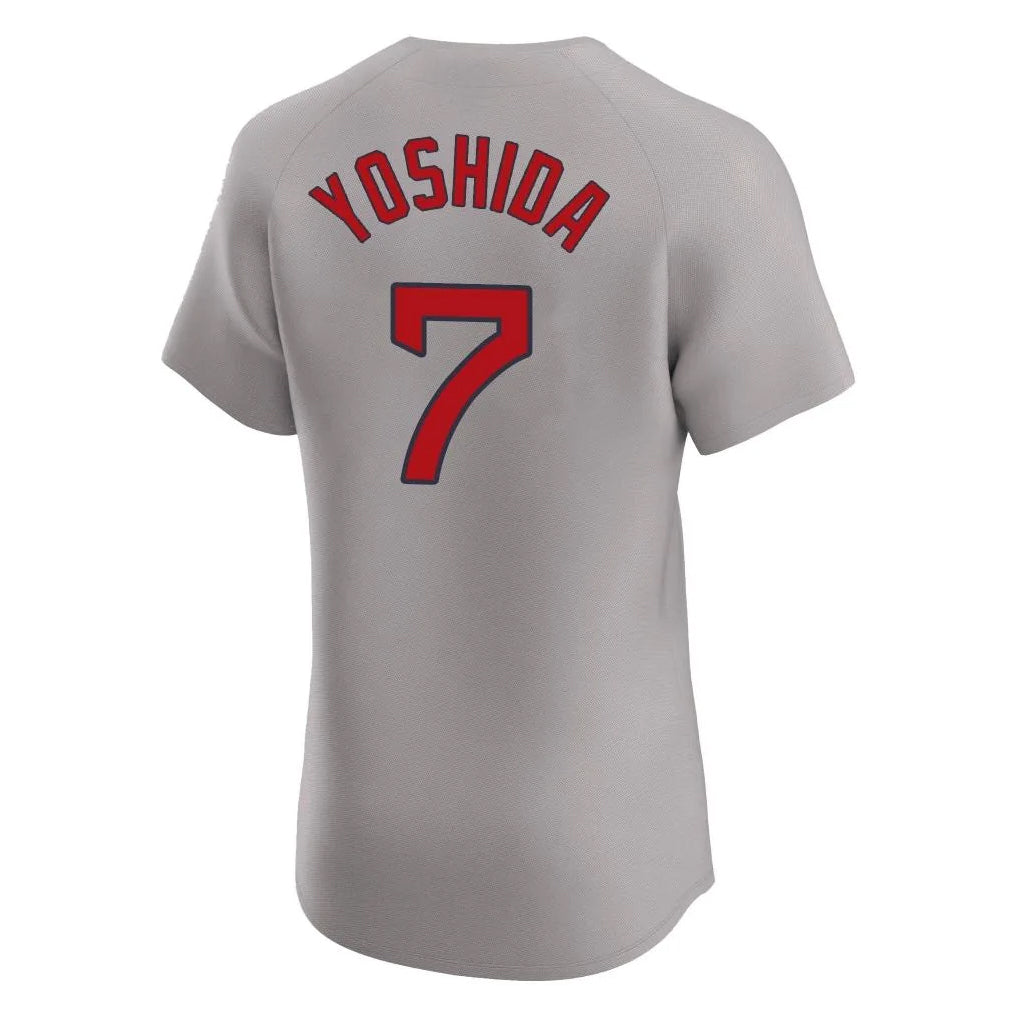 Odoa B.Red Sox #7 Masataka Yoshida Player Gray Road Limited Elite Home Game Stitched Jerseys