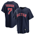 Odoa B.Red Sox #7 Masataka Yoshida Player Navy Home Game Stitched Jersey