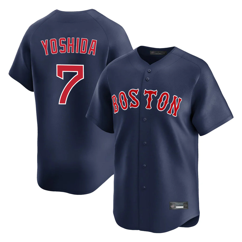 Odoa B.Red Sox #7 Masataka Yoshida Player Navy Limited Home Game Stitched Jersey