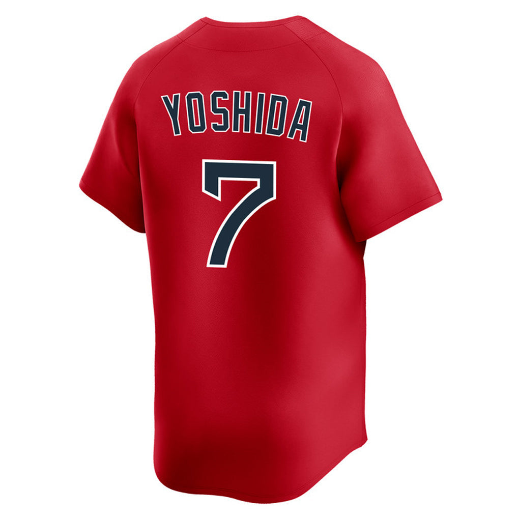 Odoa B.Red Sox #7 Masataka Yoshida Player Red Limited Home Game Stitched Jerseys