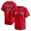 Odoa B.Red Sox #7 Masataka Yoshida Player Red Limited Home Game Stitched Jersey