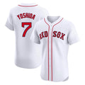 Odoa B.Red Sox #7 Masataka Yoshida Player White Limited Elite Home Game Stitched Jersey