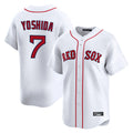 Odoa B.Red Sox #7 Masataka Yoshida Player White Limited Home Game Stitched Jersey