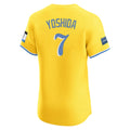 Odoa B.Red Sox #7 Masataka Yoshida Player Yellow Limited Elite Home Game Stitched Jerseys