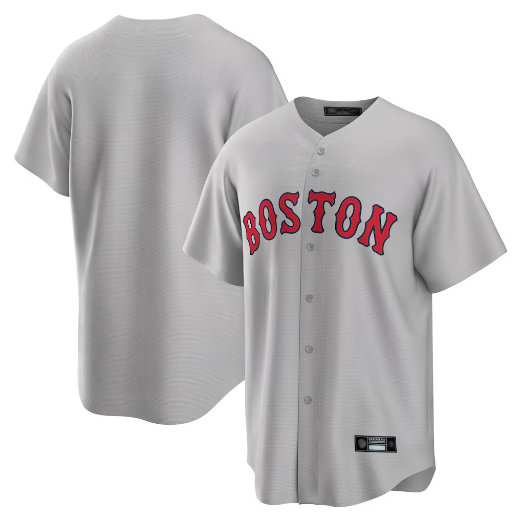Odoa B.Red Sox Blank Player Gray Road Home Game Stitched Jerseys