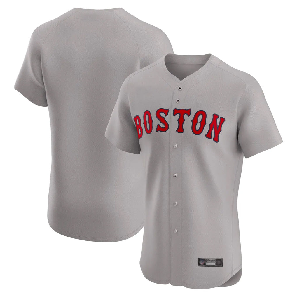 Odoa B.Red Sox Blank Player Gray Road Limited Home Game Stitched Jerseys