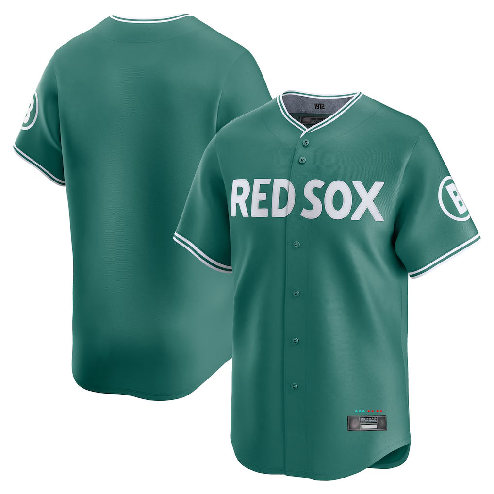 Odoa B.Red Sox Blank Player Green City Connect Limited Home Game Stitched Jerseys