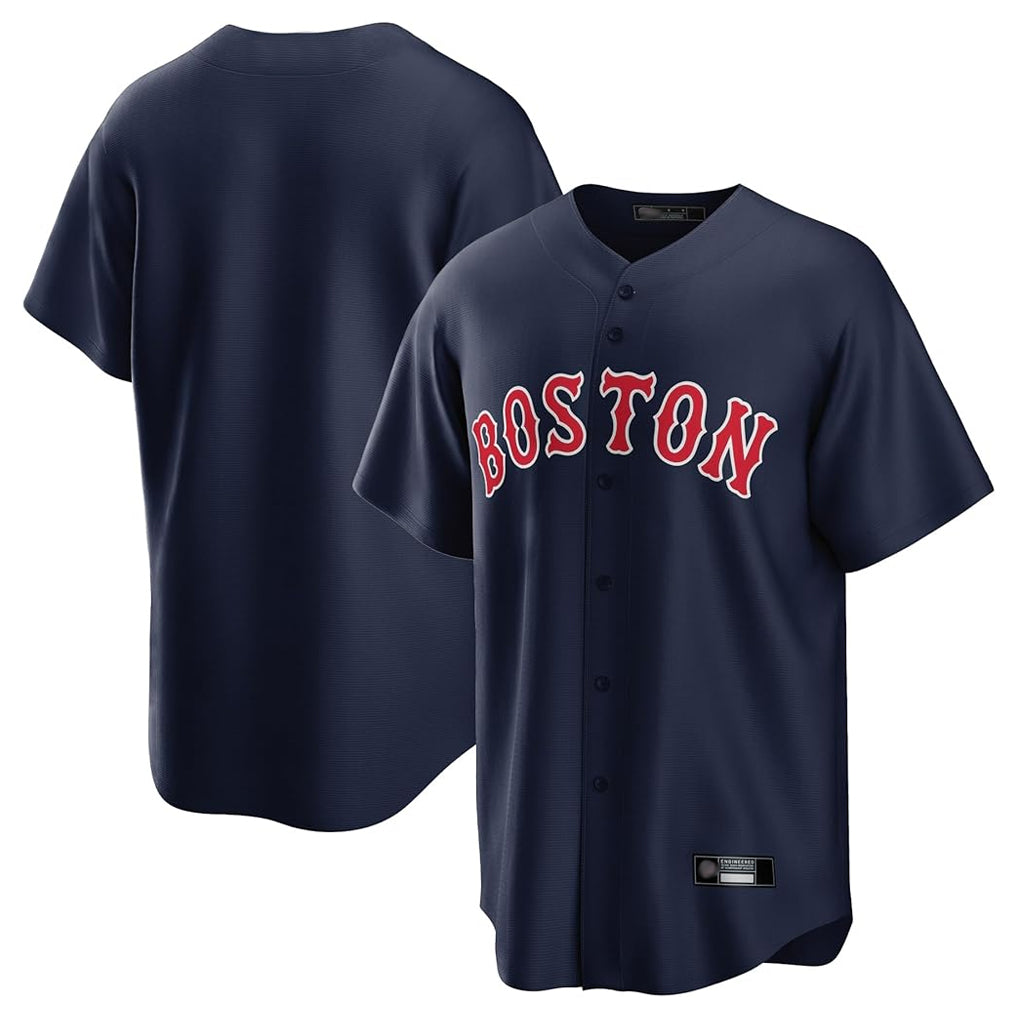 Odoa B.Red Sox Blank Player Navy Home Game Stitched Jerseys