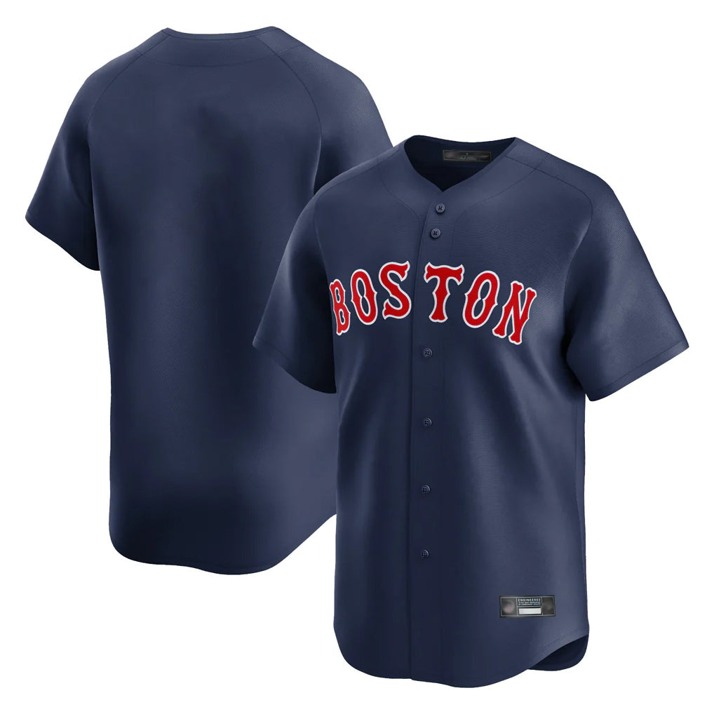 Odoa B.Red Sox Blank Player Navy Limited Home Game Stitched Jerseys