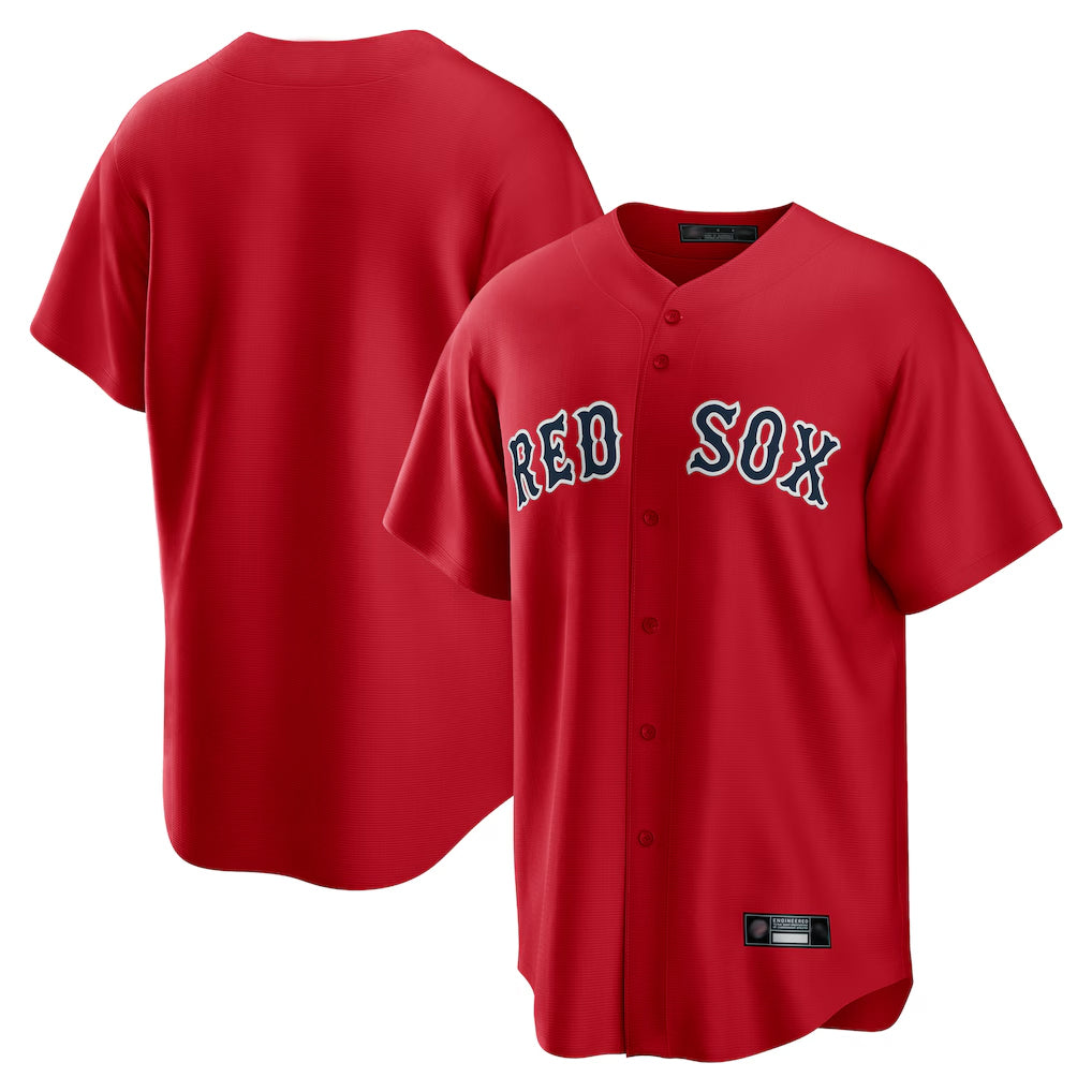 Odoa B.Red Sox Blank Player Red Home Game Stitched Jerseys