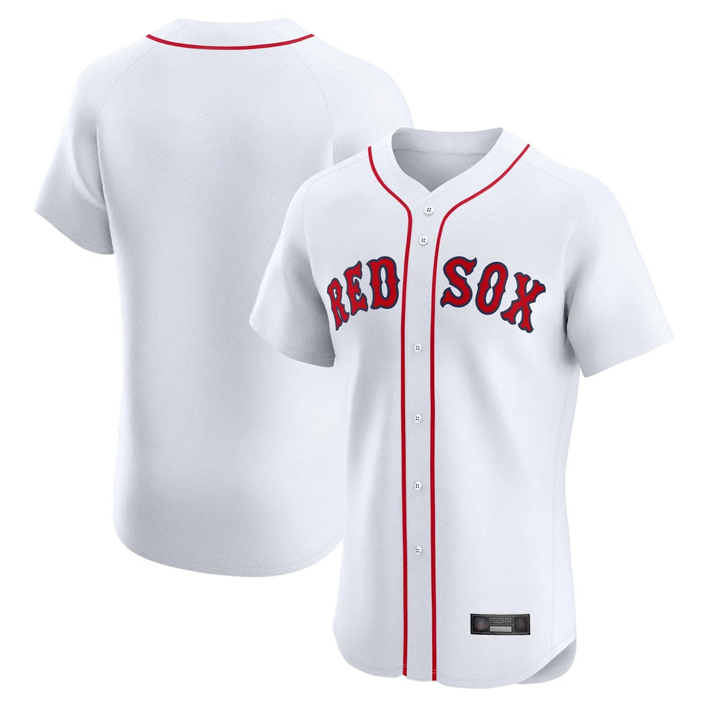 Odoa B.Red Sox Blank Player White Limited Elite Home Game Stitched Jerseys