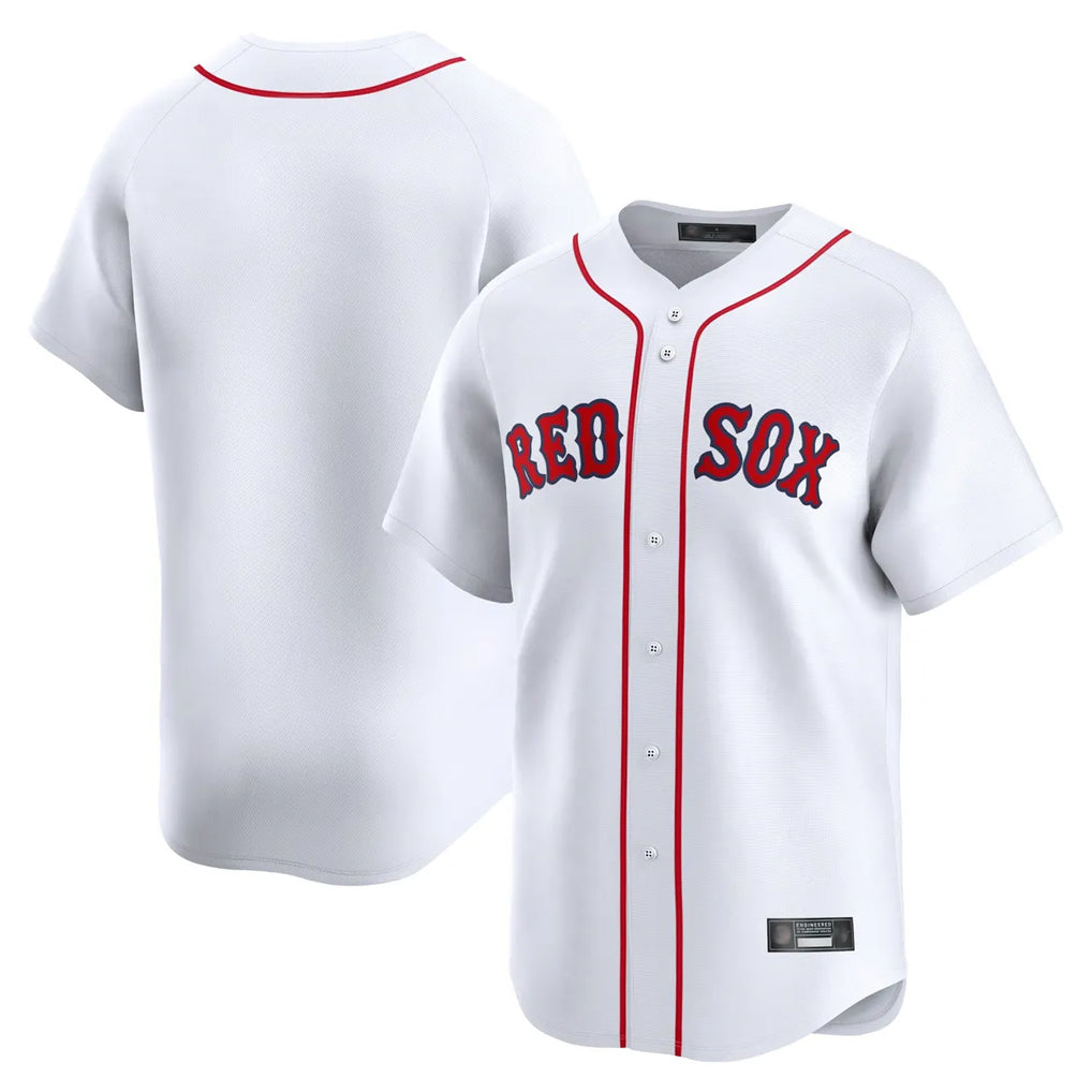 Odoa B.Red Sox Blank Player White Limited Home Game Stitched Jerseys