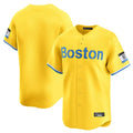 Odoa B.Red Sox Blank Player Yellow Limited Home Game Stitched Jerseys
