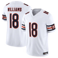 Odoa C.Bears #18 Caleb Williams White Vapor F.U.S.E. Limited Jersey Player Stitched Jerseys