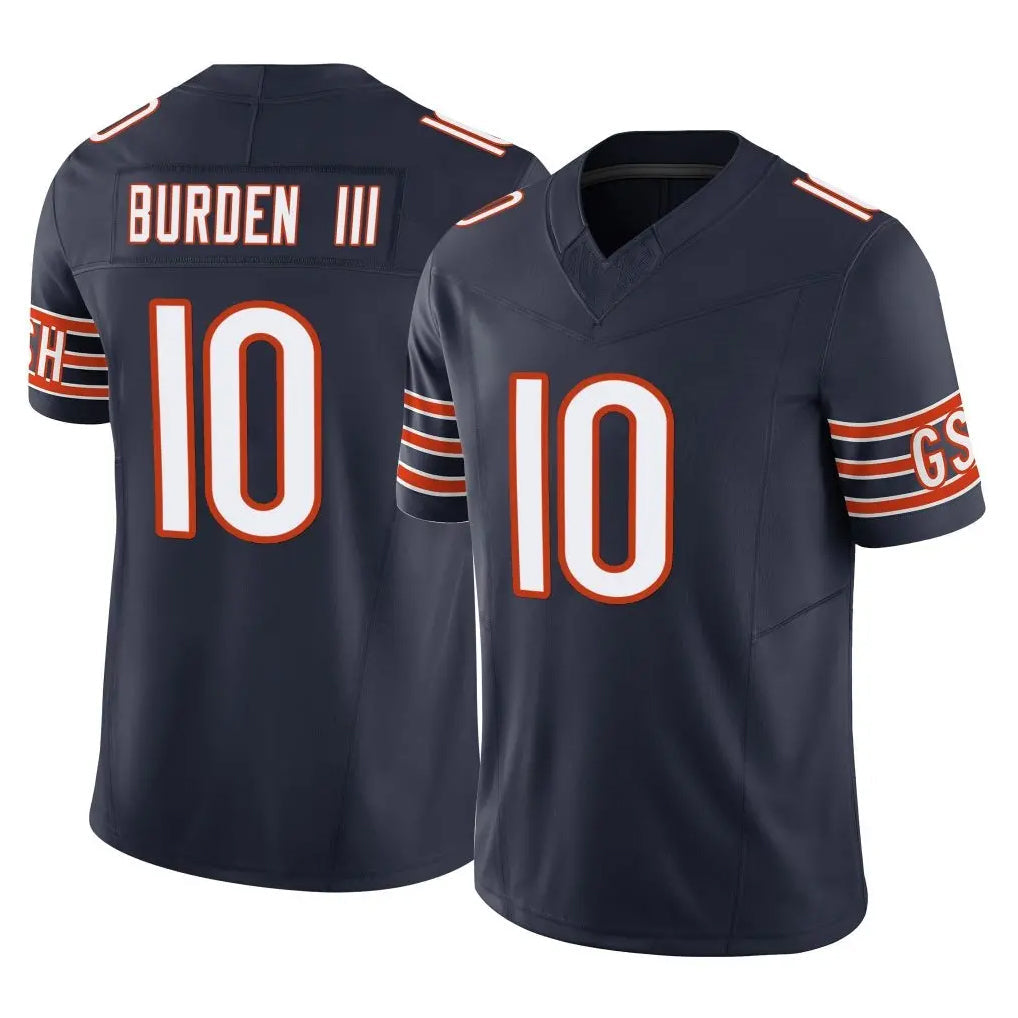 Odoa C.Bears #10 Luther Burden III Player Navy Vapor F.U.S.E. Limited Home Game Stitched Jerseys