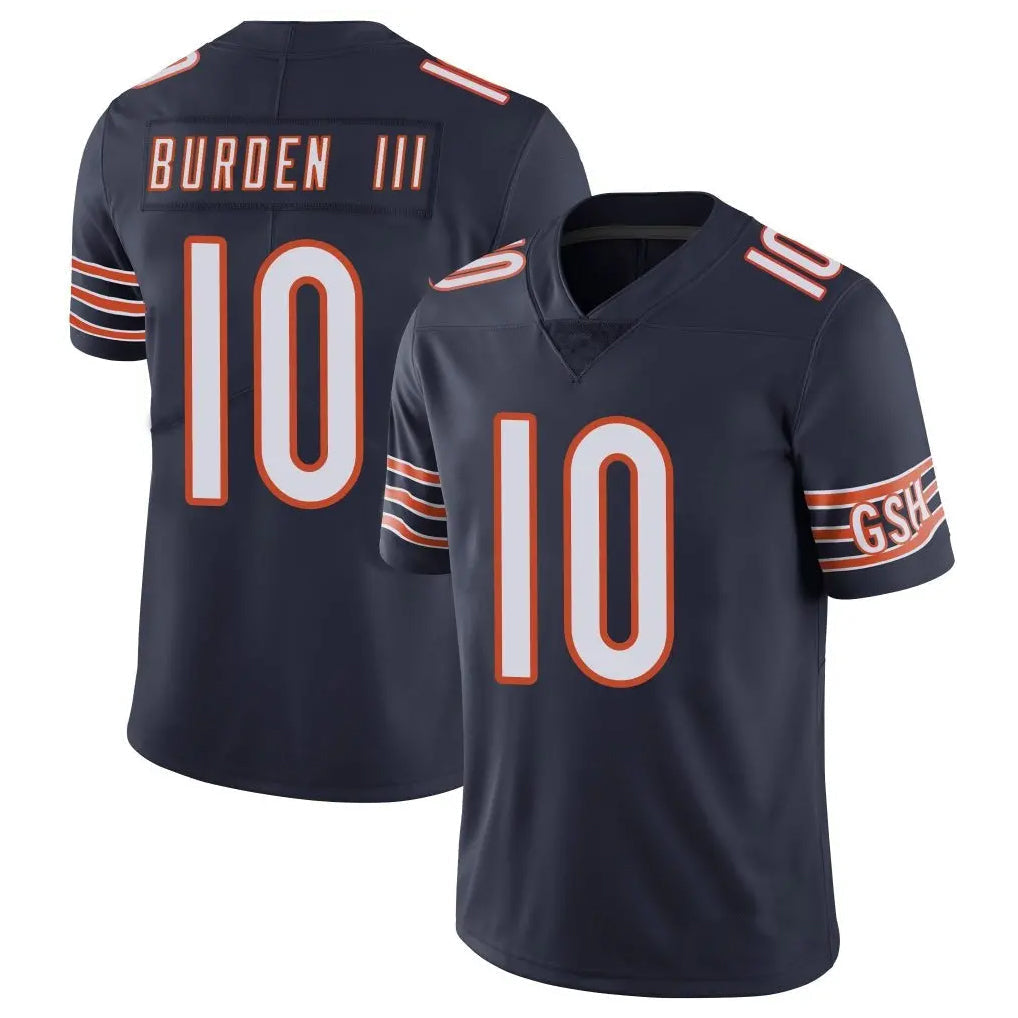 Odoa C.Bears #10 Luther Burden III Player Navy Vapor Untouchable Limited Home Game Stitched Jerseys