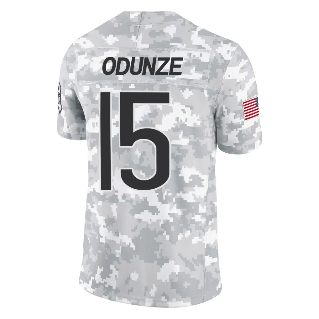 Odoa C.Bears #15 Rome Odunze Player Arctic Camo Salute to Service Limited Stitched Jerseys