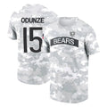 Odoa C.Bears #15 Rome Odunze Player Arctic Camo Salute to Service Performance T-Shirt Limited Stitched Jerseys