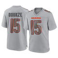Odoa C.Bears #15 Rome Odunze Player Gray Atmosphere Fashion Game Stitched Jerseys