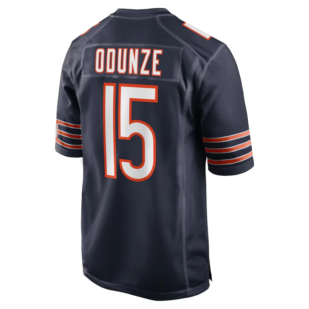 Odoa C.Bears #15 Rome Odunze Player Navy Home Game Stitched Jerseys