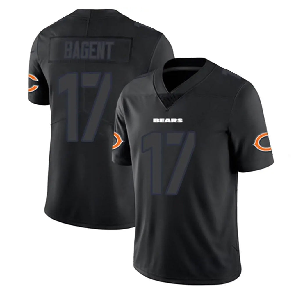 Odoa C.Bears #17 Tyson Bagent Player Black Impact Limited Game Stitched Jerseys