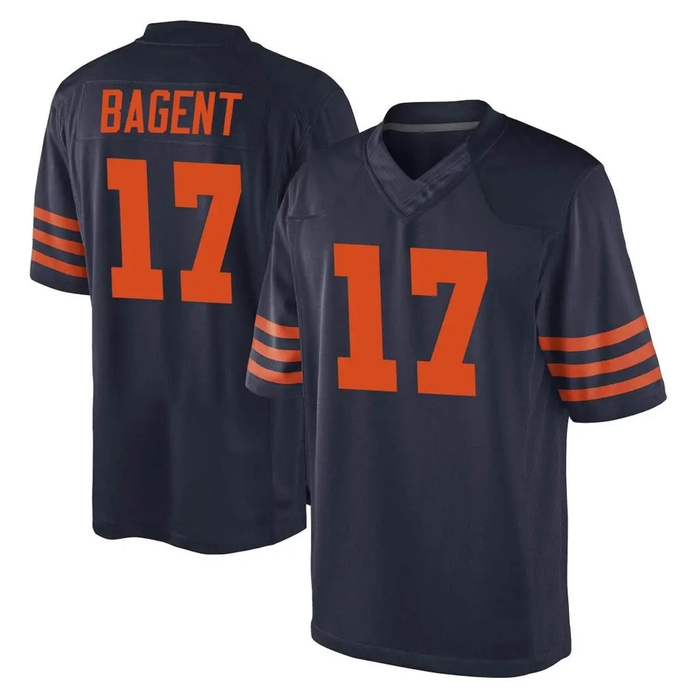 Odoa C.Bears #17 Tyson Bagent Player Navy Blue Alternate Game Stitched Jerseys