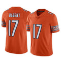 Odoa C.Bears #17 Tyson Bagent Player Orange Alternate Vapor Limited Home Game Stitched Jerseys