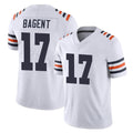 Odoa C.Bears #17 Tyson Bagent Player White Classic Vapor Limited Home Game Stitched Jerseys