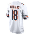 Odoa C.Bears #18 Caleb Williams Player White Home Game Stitched Jerseys