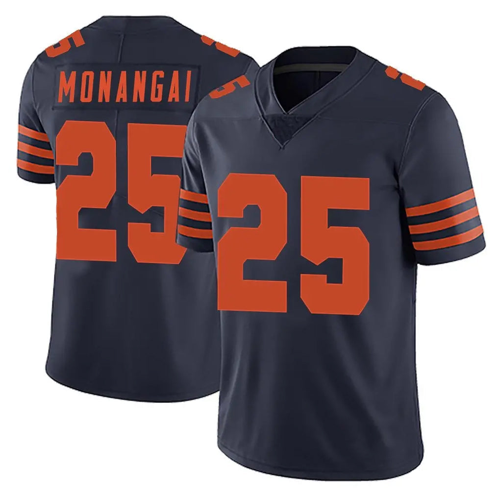 Odoa C.Bears #25 Kyle Monangai Player Navy Blue Alternate Vapor Untouchable Limited Stitched Jerseys