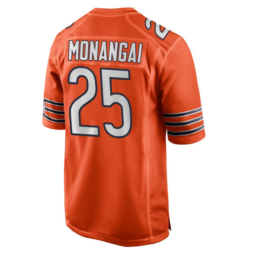 Odoa C.Bears #25 Kyle Monangai Player Orange Home Game Stitched Jerseys