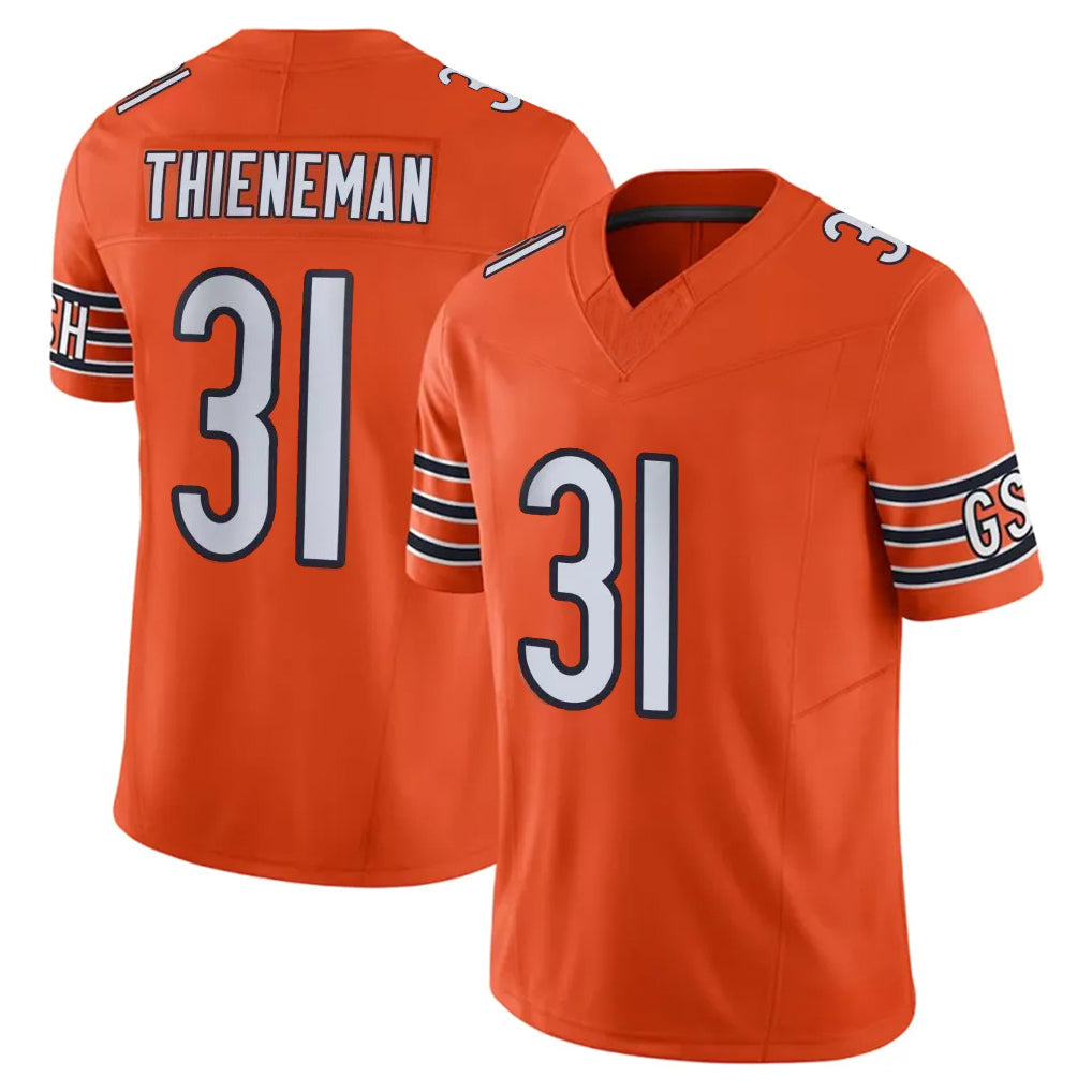 Odoa C.Bears #31 Dillon Thieneman Player Orange Vapor F.U.S.E. Limited Home Game Stitched Jerseys