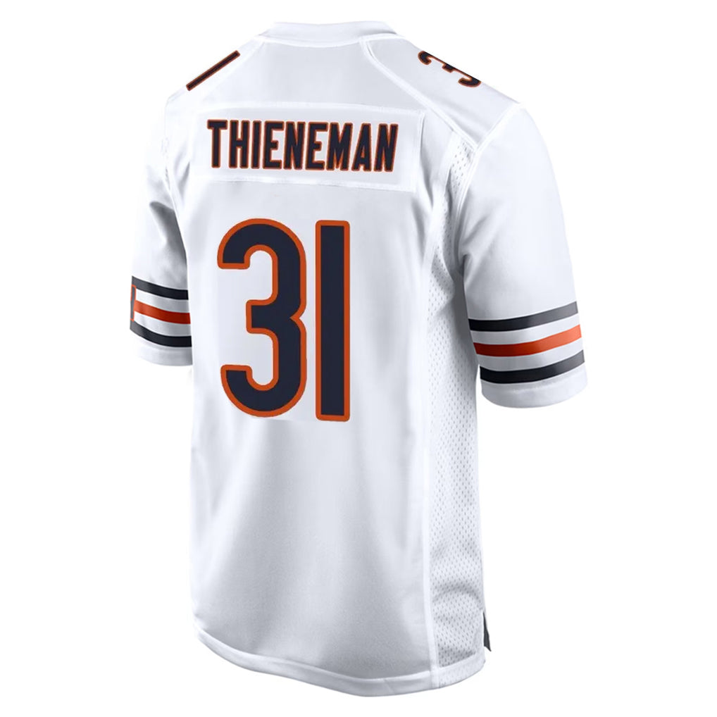 Odoa C.Bears #31 Dillon Thieneman Player White Home Game Stitched Jerseys