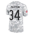 Odoa C.Bears #34 Walter Payton Player Arctic Camo Salute to Service Limited Stitched Jerseys