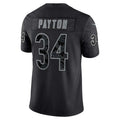 Odoa C.Bears #34 Walter Payton Player Black RFLCTV Limited Game Stitched Jerseys