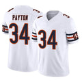 Odoa C.Bears #34 Walter Payton Player White Vapor F.U.S.E. Limited Home Game Stitched Jerseys