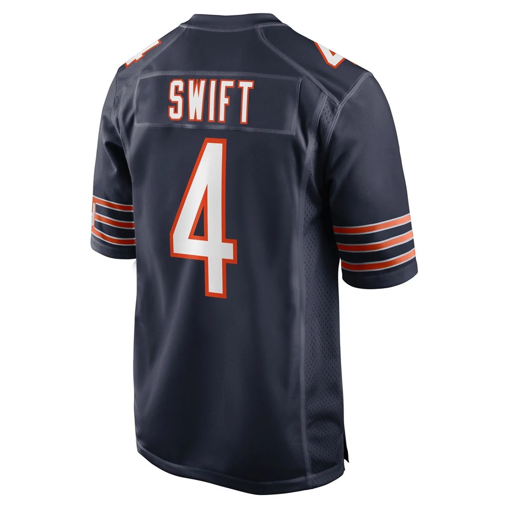 Odoa C.Bears #4 D'Andre Swift Player Navy Home Game Stitched Jerseys