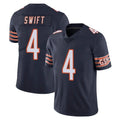 Odoa C.Bears #4 D'Andre Swift Player Navy Vapor Untouchable Limited Home Game Stitched Jerseys