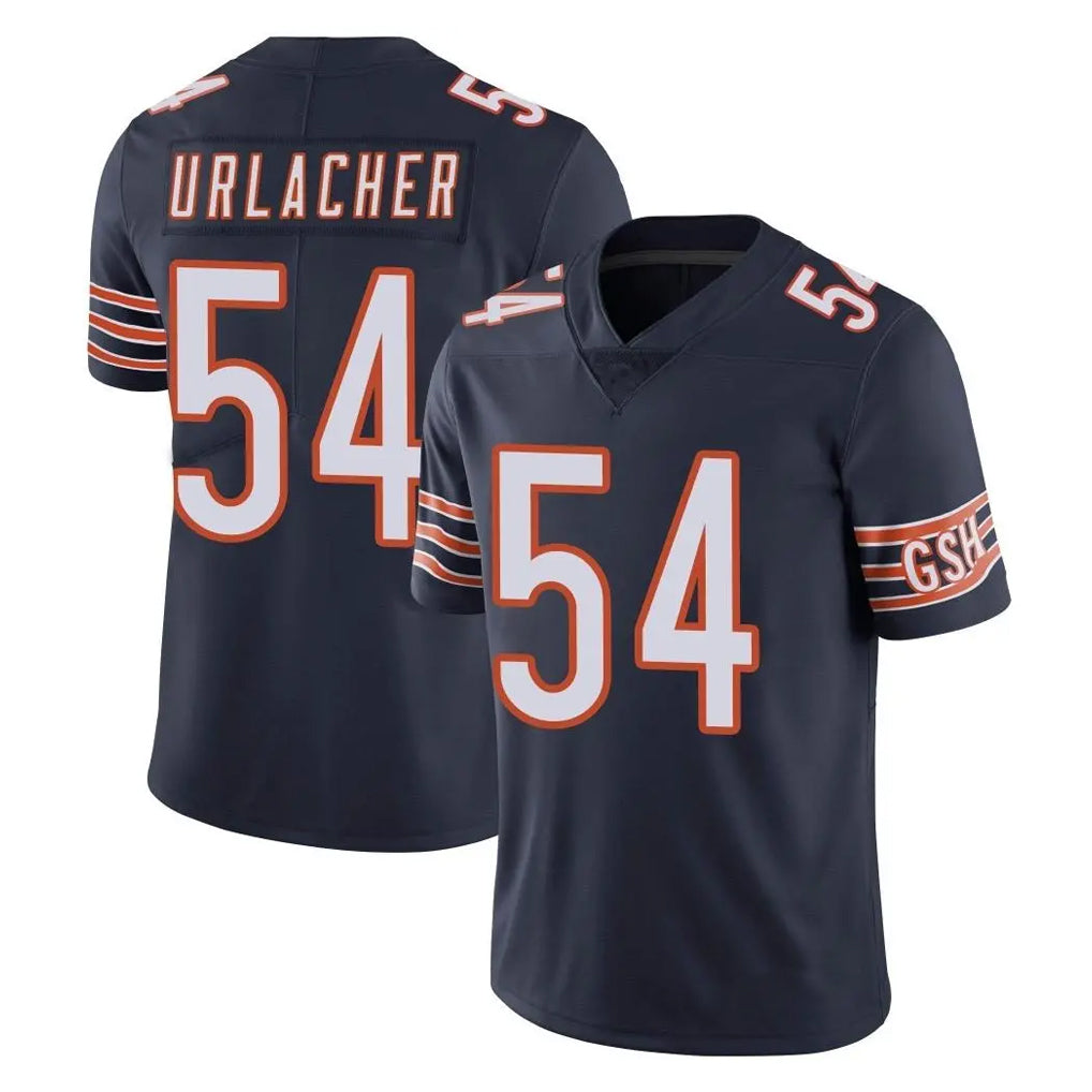 Odoa C.Bears #54 Brian Urlacher Player Navy Vapor Untouchable Limited Home Game Stitched Jerseys