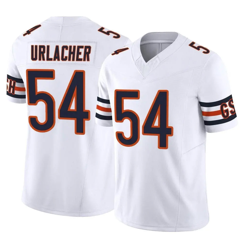 Odoa C.Bears #54 Brian Urlacher Player White Vapor F.U.S.E. Limited Home Game Stitched Jerseys