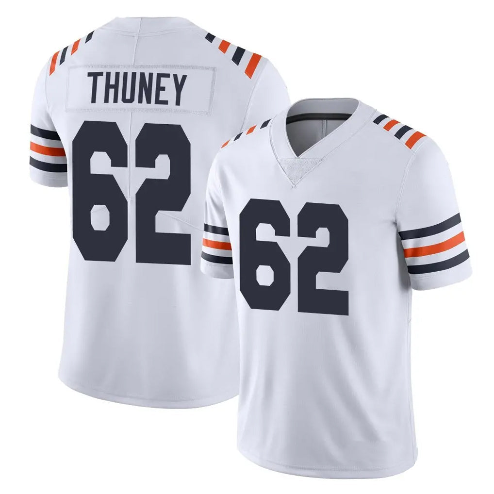 Odoa C.Bears #62 Joe Thuney Player White Classic Vapor Limited Home Game Stitched Jerseys