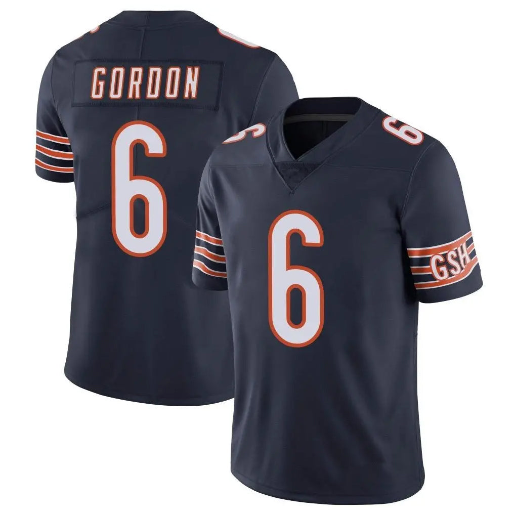 Odoa C.Bears #6 Kyler Gordon Player Navy Vapor Untouchable Limited Home Game Stitched Jerseys