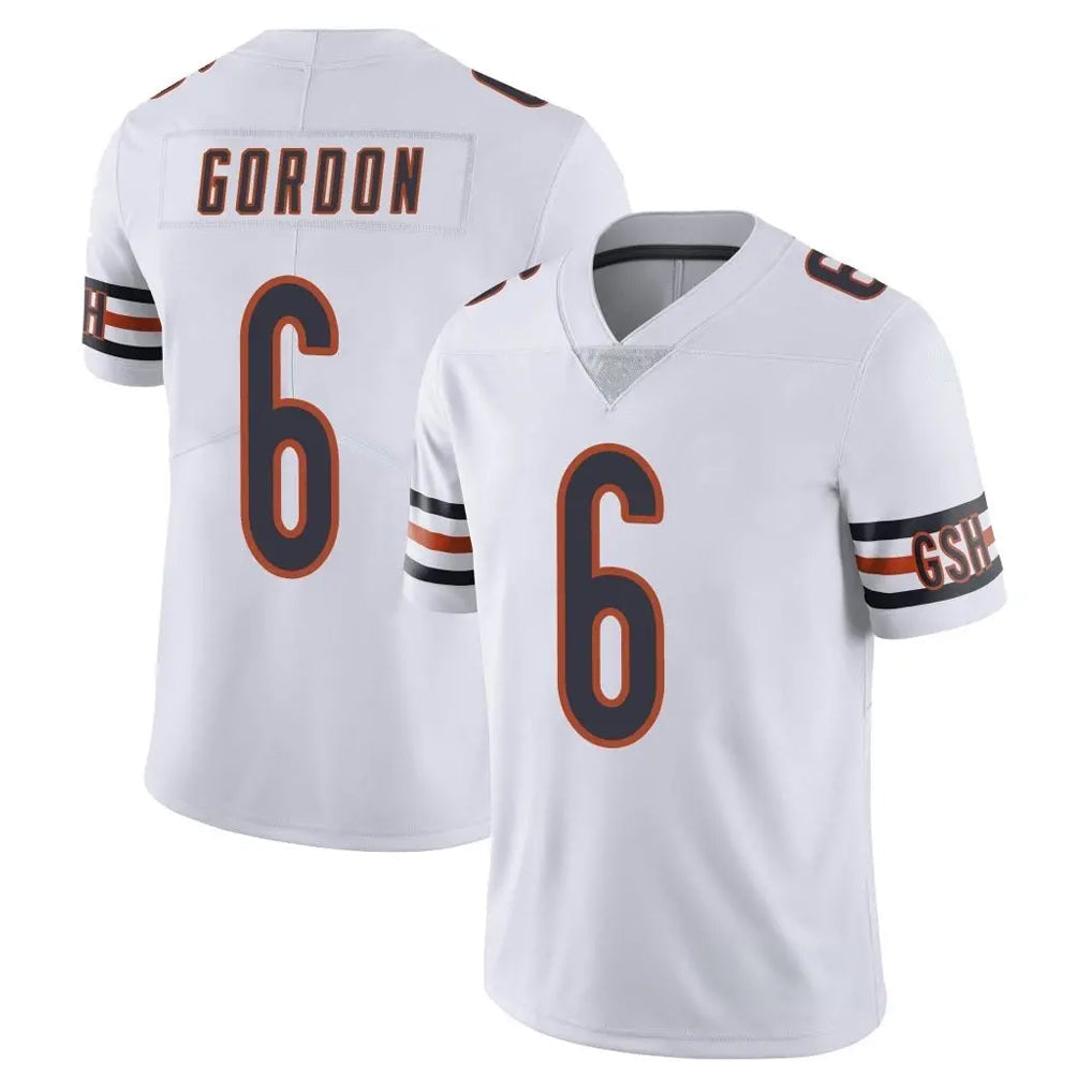 Odoa C.Bears #6 Kyler Gordon Player White Vapor Untouchable Limited Home Game Stitched Jerseys