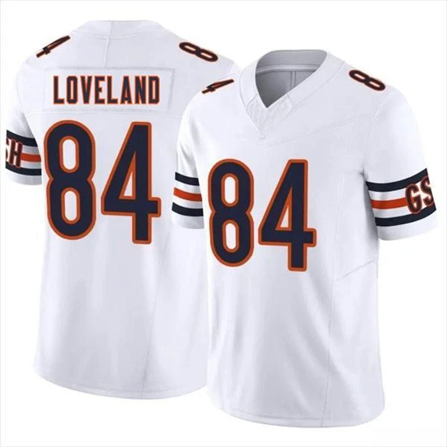 Odoa C.Bears #84 Colston Loveland Player F.U.S.E. Limited White Game  Stitched Jerseys