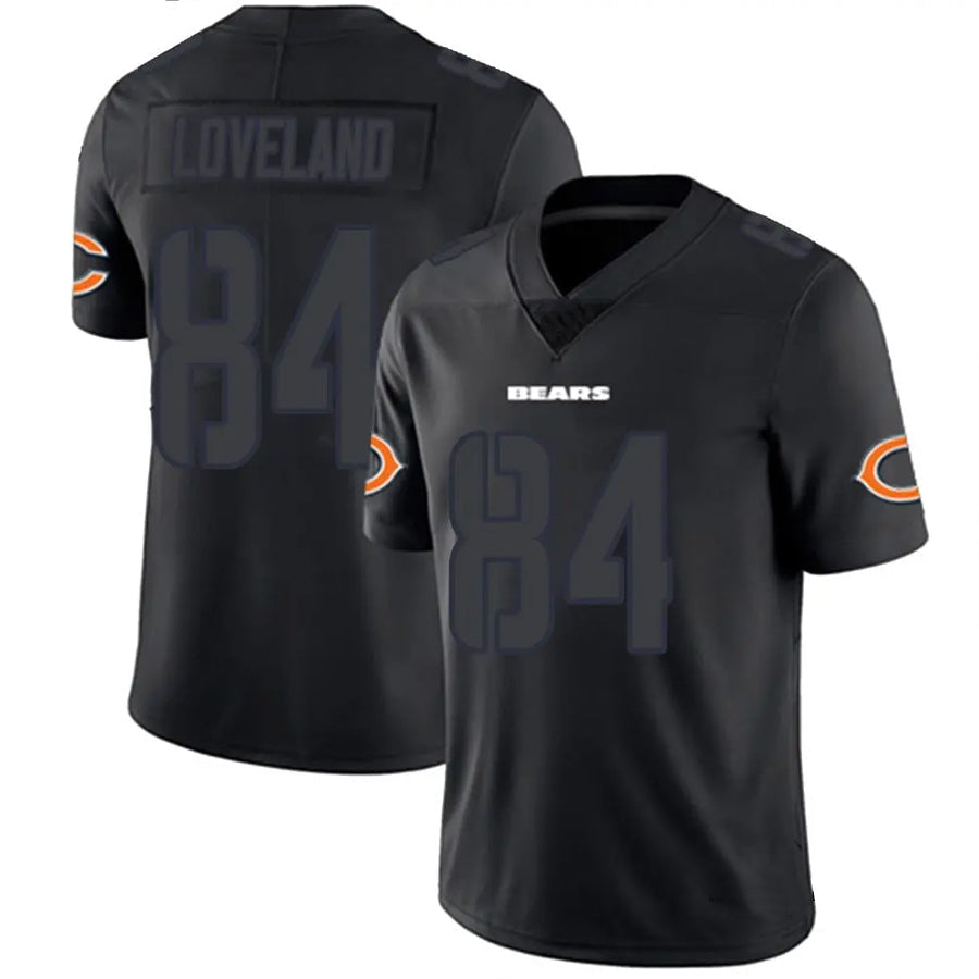 Odoa C.Bears #84 Colston Loveland Player Limited Black Impact Stitched Jerseys
